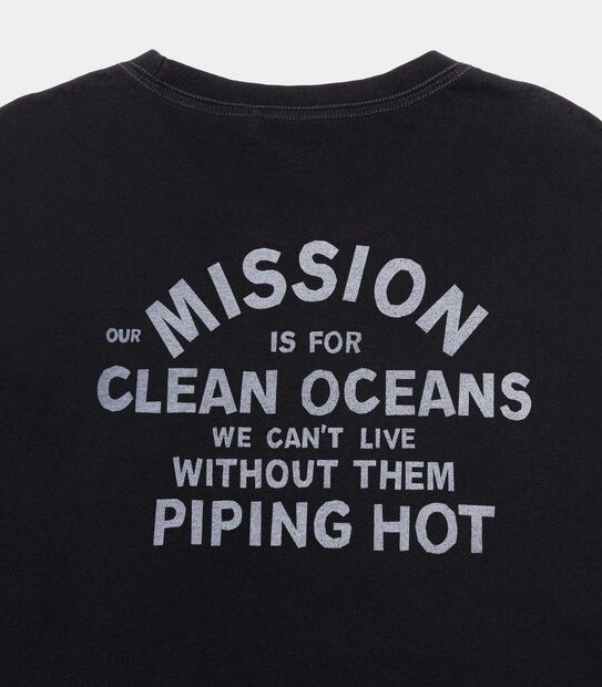 Piping Hot Long Sleeve Slogan T-Shirt