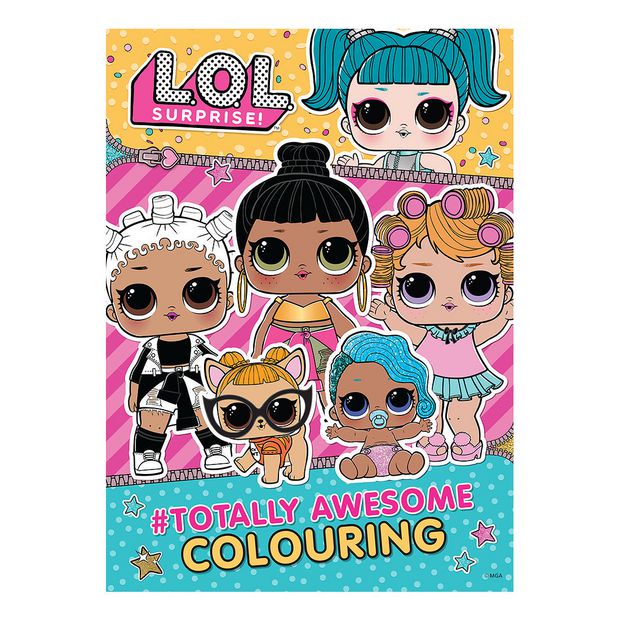 Surprise! Colouring Book #Totallyawesome Target Australia