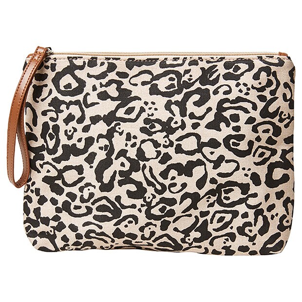 Leopard Canvas Pouch Leopard Canvas Pouch