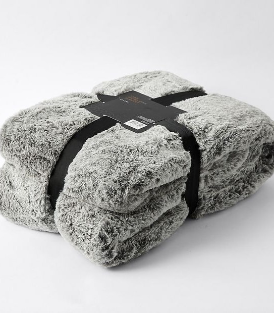 Luxe Tipped Micro Mink Blanket