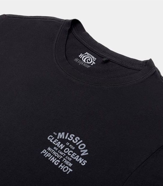Piping Hot Long Sleeve Slogan T-Shirt