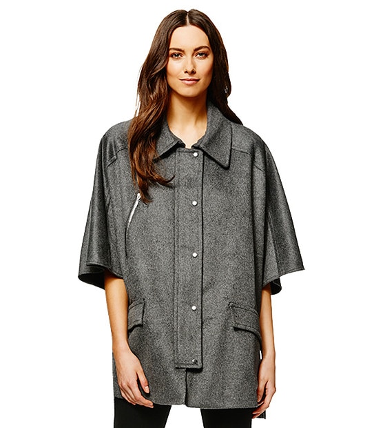 Winter Cape - Charcoal