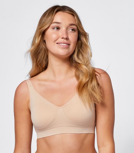 Ambra Wirefree Padded Shaper Bra; Style: AMUWSBASB - Latte Brown