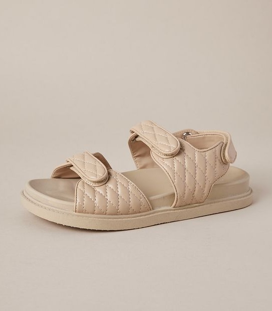 Womens Meghan Double Touch Fastener Sandals