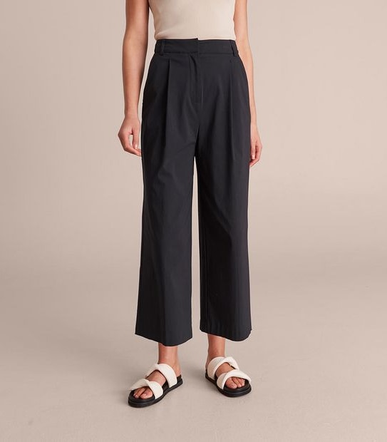 Preview Ankle Bengaline Wide Leg Pants
