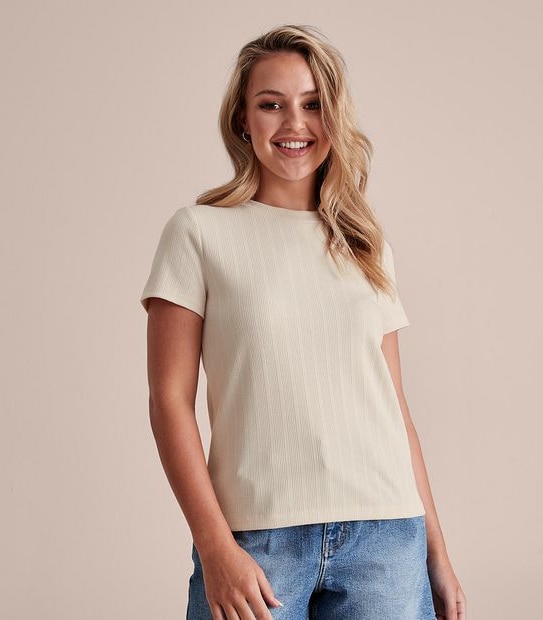 Dannii Minogue Petites Rib T-Shirt