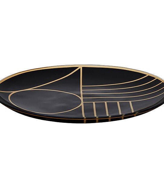 Lisa T Decorative Round Cake Plate