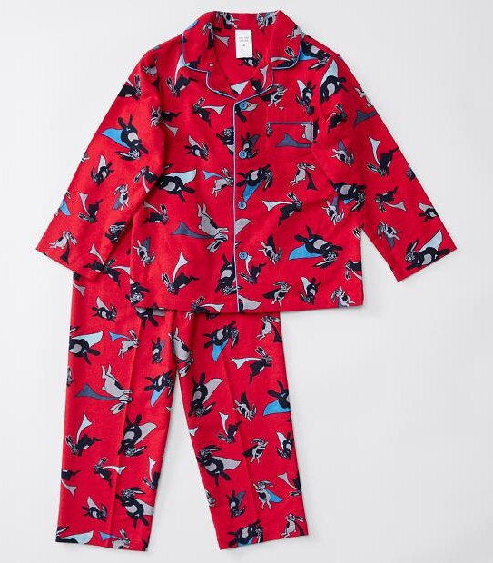 Superhero Bunny Flannelette Pyjama Set