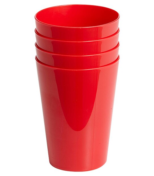Pop Set Of 4 Tumblers - Red