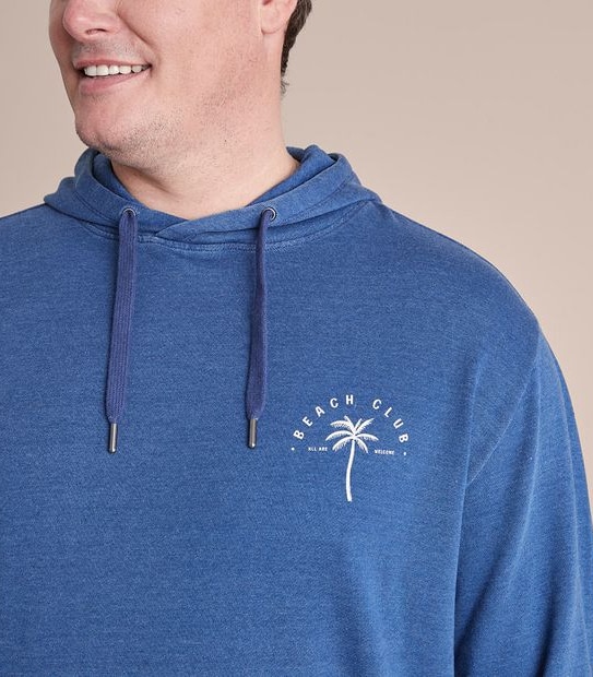 Man Plus Popover Print Hoody