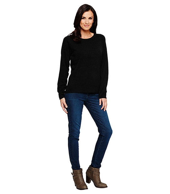 Crew Neck Sweater - Black