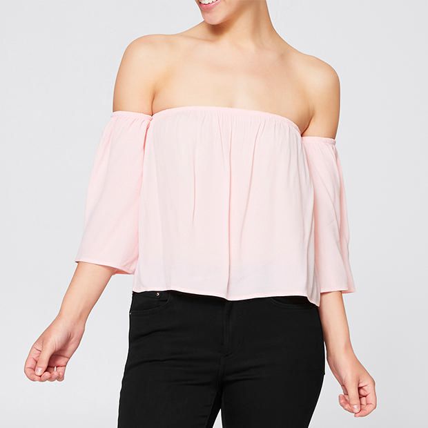 Lily Loves Off The Shoulder Crop Top Lily Loves Off The Shoulder Crop Top