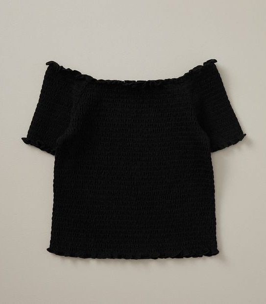 Knit Shirred Top