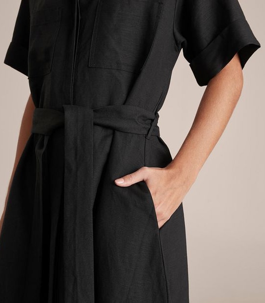 Preview Linen Blend Shirt Dress