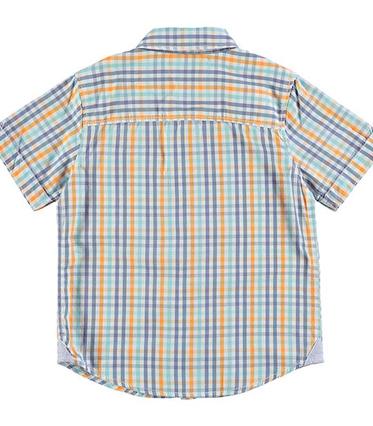 Boys' Short Sleeve Check Shirt