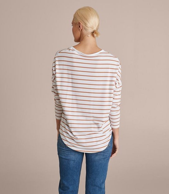 Drop Shoulder Scoop Neck Top