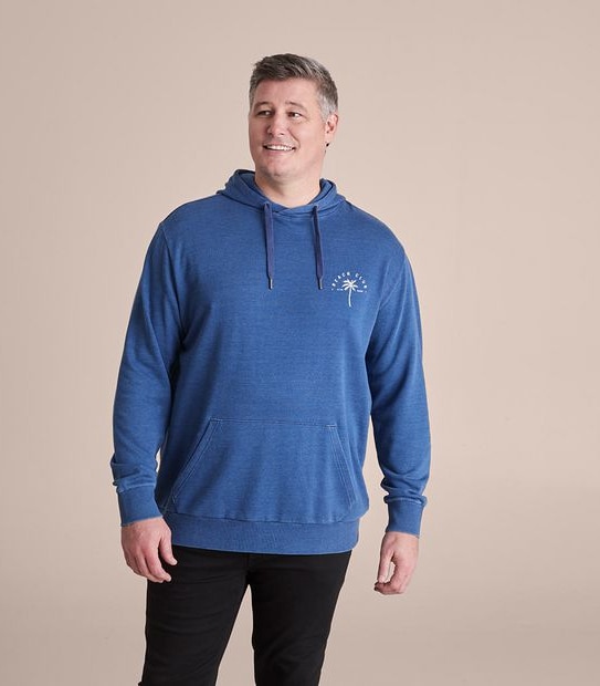 Man Plus Popover Print Hoody