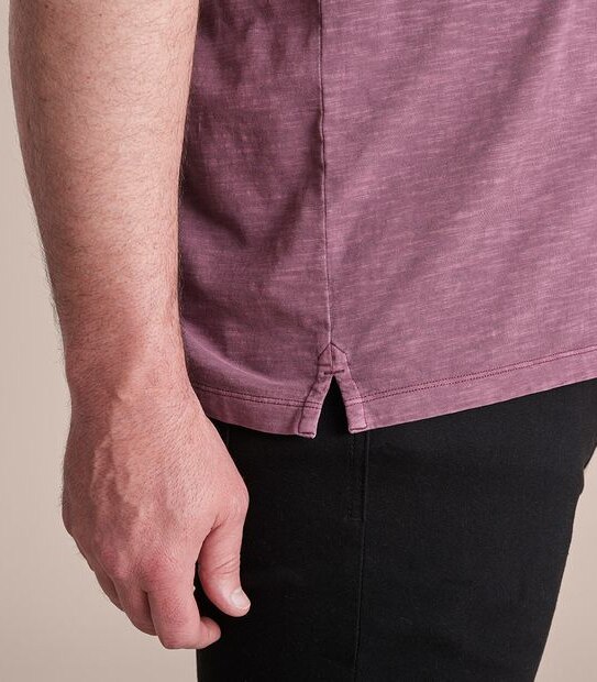 Man Plus Garment Dyed Fashion Polo Shirt