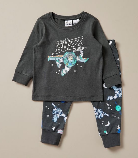 Baby Disney Glow-In-The-Dark Buzz Lightyear Pyjama Set