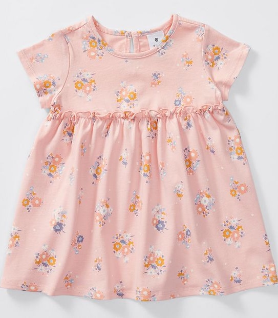 Baby Organic Cotton Floral Dress
