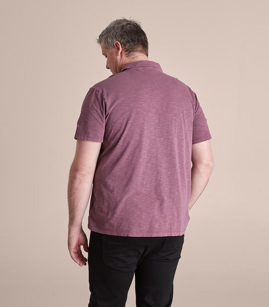 Man Plus Garment Dyed Fashion Polo Shirt