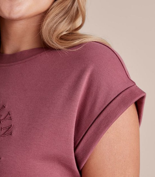 Dannii Minogue Petites Grown On Sleeves T-Shirt