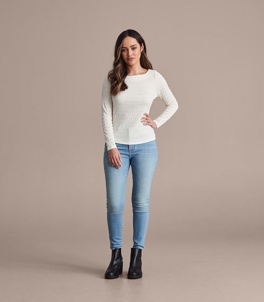 Dannii Minogue Petites Shirred Body Top