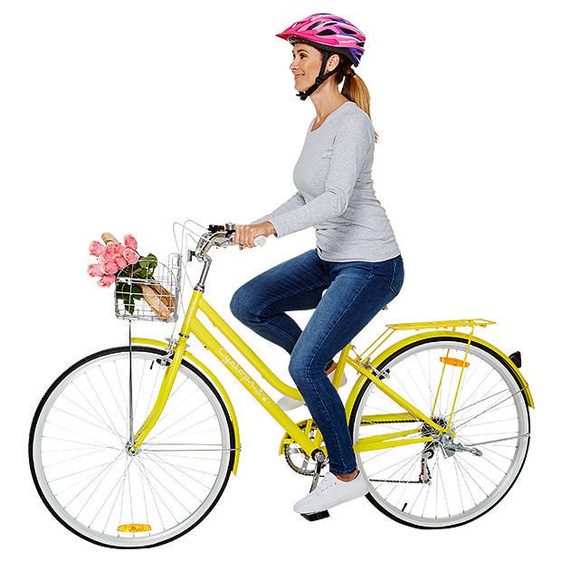 Cyclops Women&#39;s Vintage Bike 72cm - Yellow | Target Australia