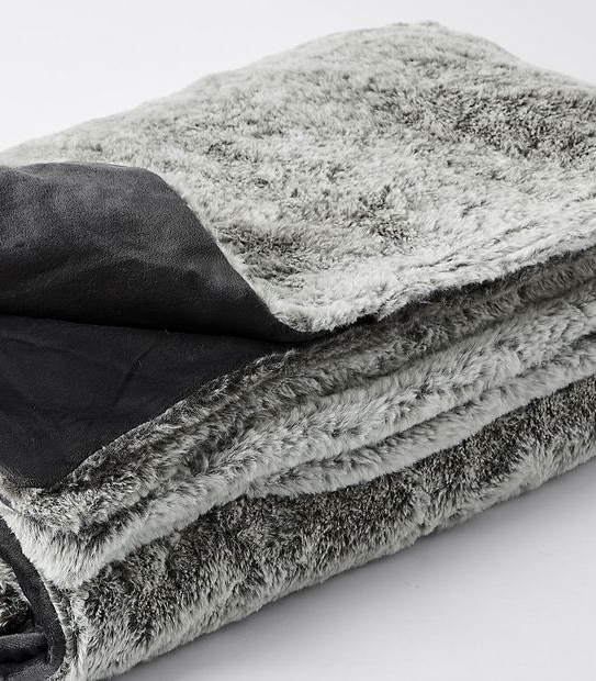 Luxe Tipped Micro Mink Blanket