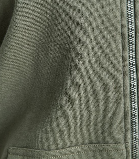 Curve Zip Through Hoodie Jumper