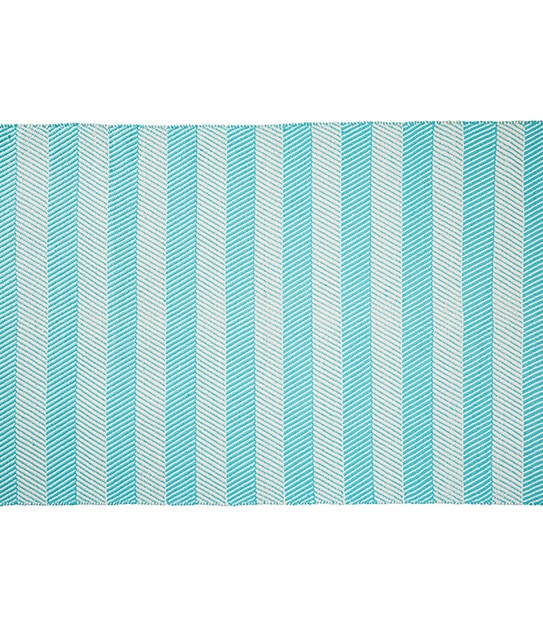 Herringbone Rug 120 x 180cm - Aqua