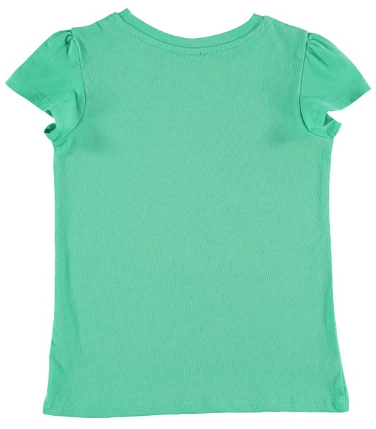 Girls' Short Sleeve 'Happy' Print T-Shirt
