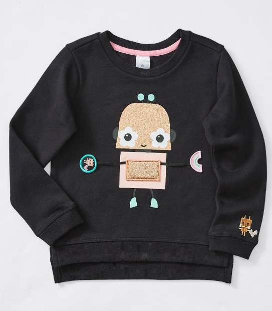 Robot Crew Neck Jumper
