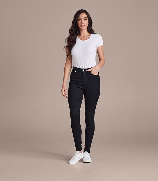 Skinny High Rise Full Length Jeans