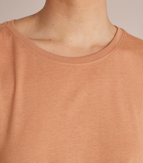 Cotton/Modal Relaxed Crew T-Shirt