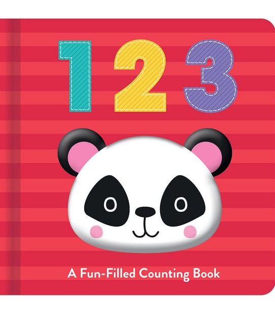 Chunky Fabric Face Board Book - 123