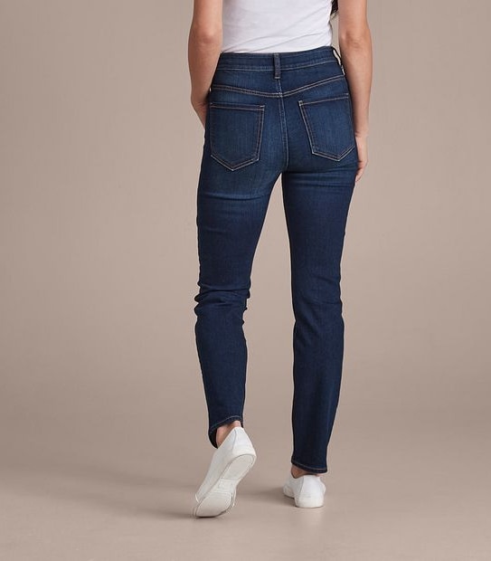 Alexa Straight High Rise Full Length Jeans 