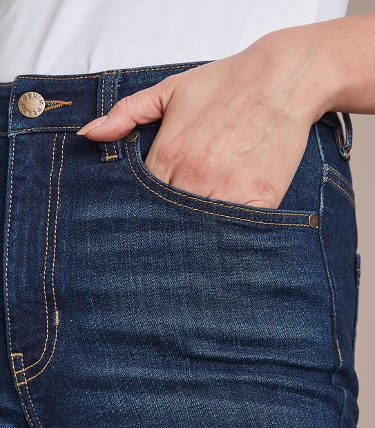 Alexa Straight High Rise Full Length Jeans 