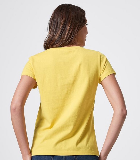 Printed Organic Cotton T-Shirt - Cream Gold Miami
