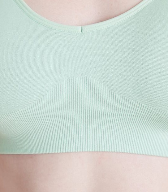 Active Low Impact Seamfree Sports Crop Top; Style: LCT28073