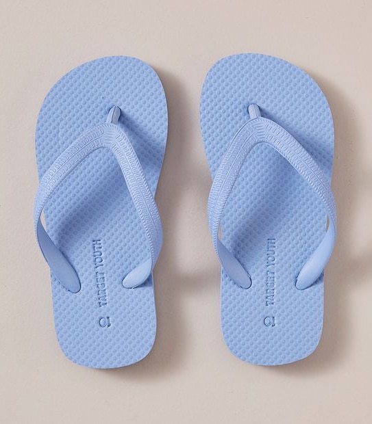 KIDS MUAI BELAIR BLUE RECYCLE THONG SIZE 9-6 2 of 3