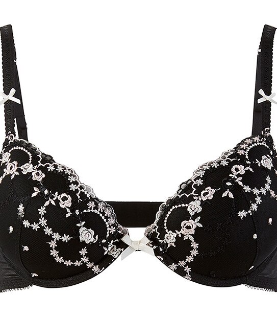 Lily Loves 2 Pack Underwire Bras - Black/White