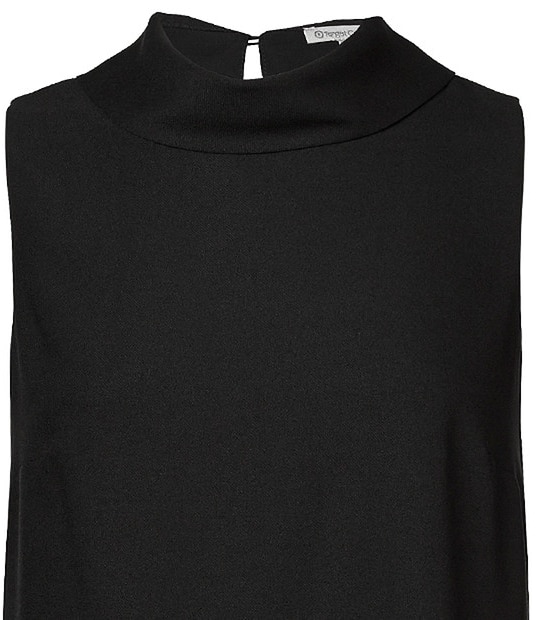 Sleeveless High Neck Top - Black 5 of 5