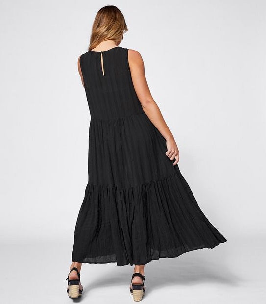 Sleeveless Maxi Tiered Dress