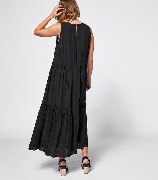 Sleeveless Maxi Tiered Dress