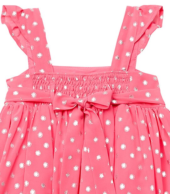 Girls' Foil Print Dress