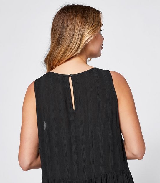 Sleeveless Maxi Tiered Dress