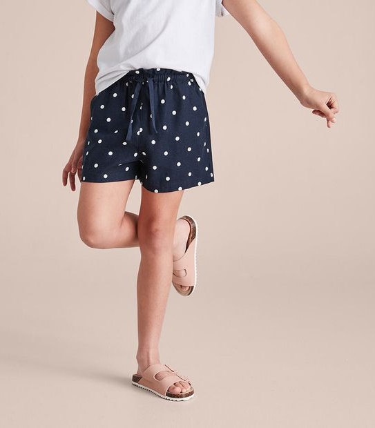 Linen Blend Shorts