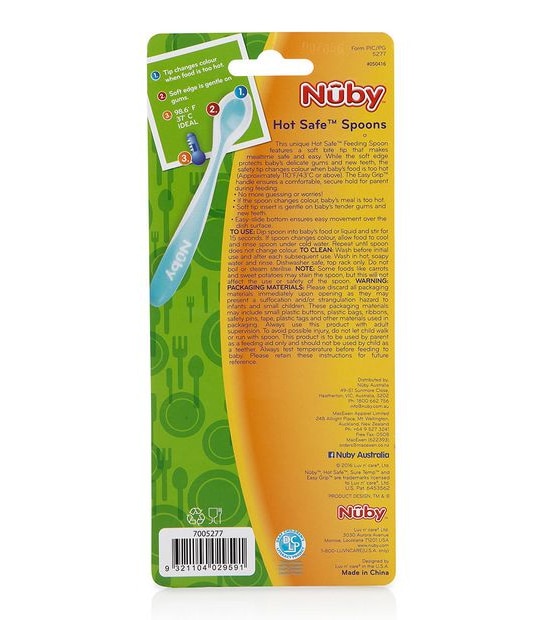 Nuby Hot Safe Spoon Assorted - 2 pack