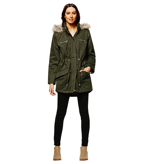 Hooded Parka - Khaki